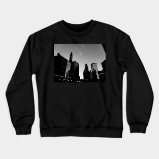 chicago skyline Crewneck Sweatshirt